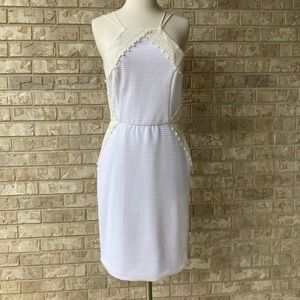 As U Wish Lined Dress With Lace Size M 🌸